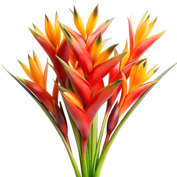 Fototapeta Paradise flower isolated on transparent background