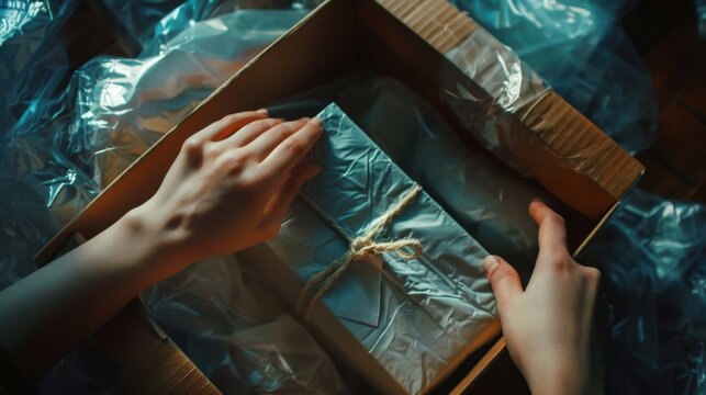 Unboxing a Gift: A Delightful Opening