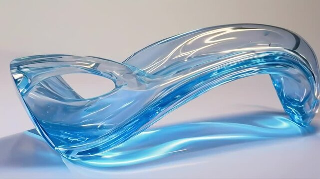 Bending Effects on Transparent Plastic Surfaces