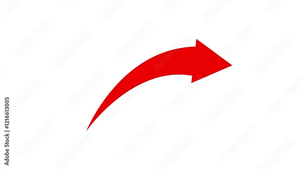 Poster abstract arrow up business growth icon animation. business infographics with up arrow and bar stats 