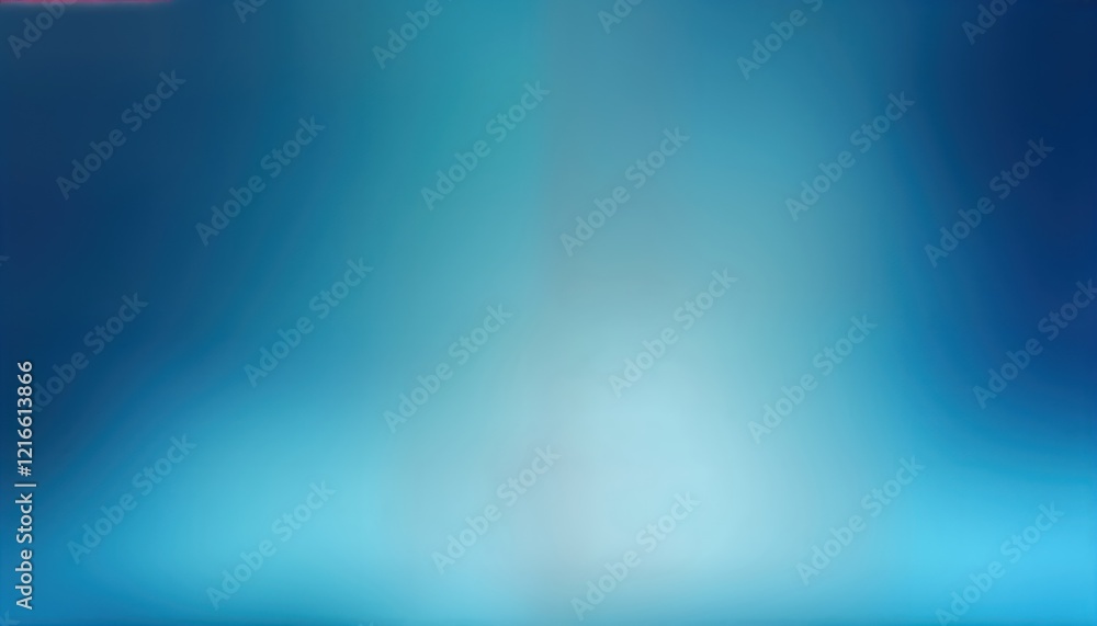 Aufkleber Abstract blue gradient background with smooth texture. Modern design. Ideal for digital art projects. Vibrant color scheme. Blurred effect creates soft visual appeal. Looks like template. Suitable