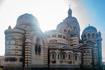 Fototapeta premium Catedral de Sainte-Marie-Majeure, también conocido como La mayor, Marsella