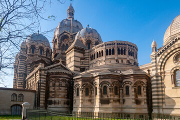 Fototapeta premium Catedral de Sainte-Marie-Majeure, también conocido como La mayor, Marsella