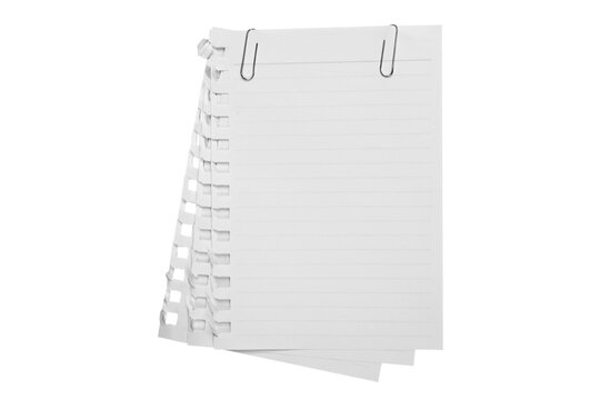 isolated sheet of paper