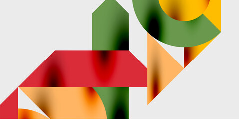 Obraz premium Vibrant abstract background circles with smooth gradients, creating a dynamic and modern design. Ideal for creative, tech, or contemporary-themed projects