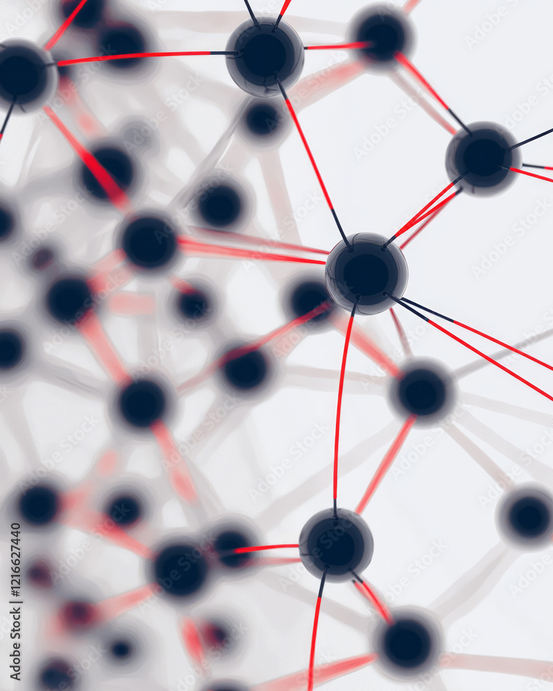 Aufkleber a minimalist illustration of interconnected nodes forming a secure network, symbolizing the preserva