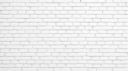 Fototapeta premium seamless white brick wall for sleek and minimalistic interior designs and spaces