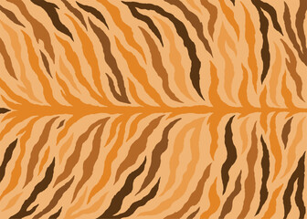 Abstract tiger stripes pattern design, vector illustration background. wildlife fur skin design illustration.