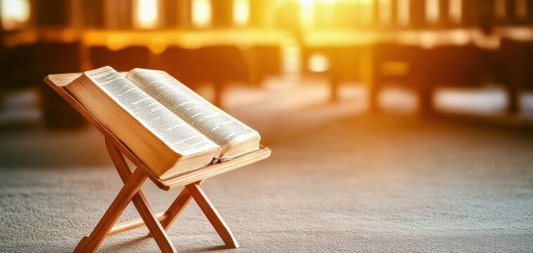Quran - holy book of Muslims religion, Concept: open book holy prayers for god, Friday In the month of Ramadan religion Islamic worshiping faith and learn koran. friday islamic concept.