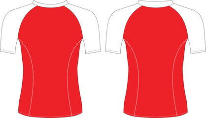 Compression Rash Guard Template