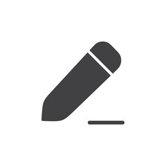 pencil icon Vector logo set flat