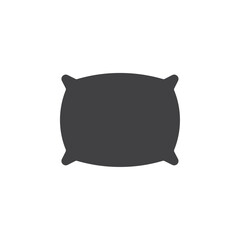 Pillow icon Vector logo set flat