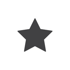 Star icon Vector logo set flat
