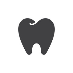 Teeth icon Vector logo set flat