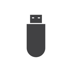Usb icon Vector logo set flat