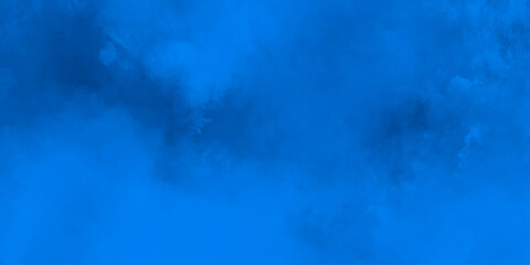Smoke on blue background