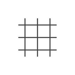 Simple grid icon symbolizing structure or layout.