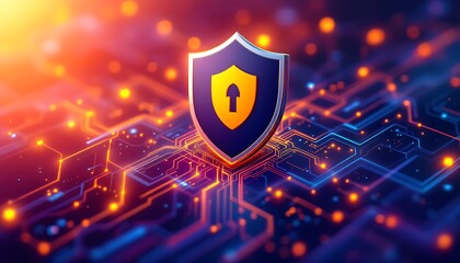  technology ciphershield colourful background 
