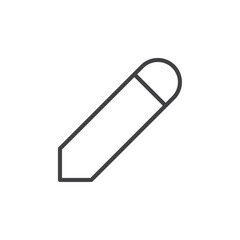 Simple pencil icon symbolizing writing or drawing.