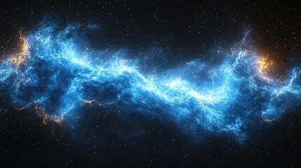 Fototapeta premium Celestial Nebula Swirling Cosmic Dust and Glowing Stars