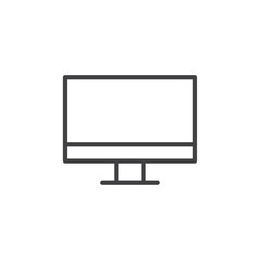 Simple television icon symbolizing media or entertainment.