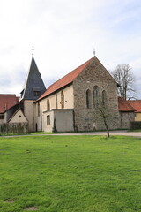 Blick auf Kloster Malgarten bei Bramsche in Niedersachsen	