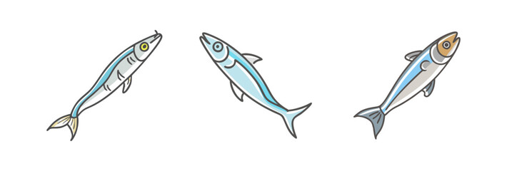 anchovy icon, anchovy vector illustration-simple illustration of anchovy , perfect for anchovy logos and icons