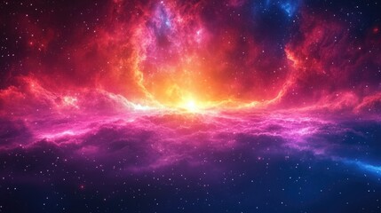 Cosmic Nebula A Dreamy Tapestry of Stars and Gas