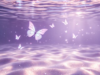 butterflies, glowing, magical, mystical, enchanting, ethereal, otherworldly, dreamlike, 