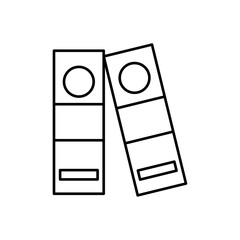 Binder icon Vector logo set flat