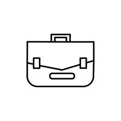 Briefcase icon Vector logo set flat