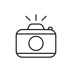 Camera icon Vector logo set flat