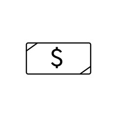 Cash icon Vector logo set flat