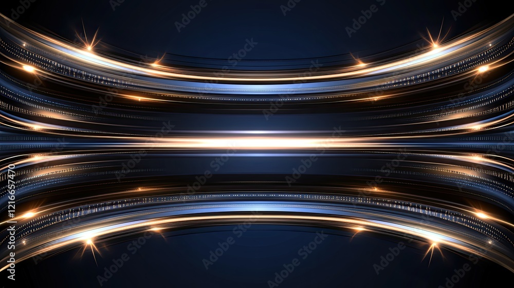 Poster a detailed background featuring glowing elements and binary code set against a dark blue backdrop, i
