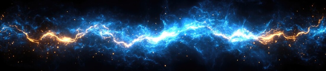 Fototapeta premium Dynamic Energy Flow Abstract Digital Artwork