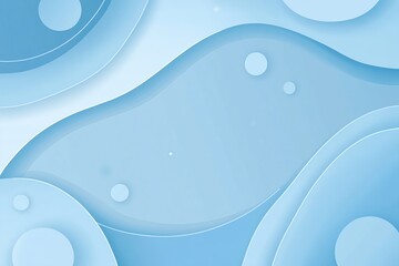 Abstract Blue Wave Background