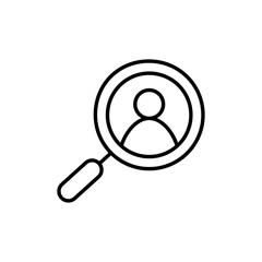 Hiring icon Vector logo set flat