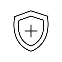 Obraz premium Insured icon Vector logo set flat