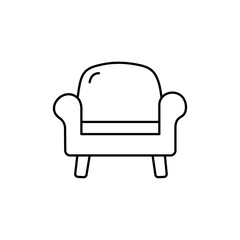 Sofa icon Vector logo set flat