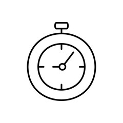 Timer icon Vector logo set flat