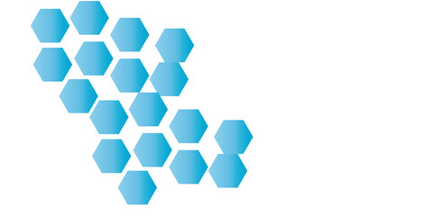 Abstract technology blur  geometric hexagon on transparent concept design honeycomb shape vector. 