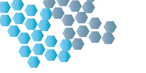 Abstract technology blur and grey geometric hexagon on transparent concept design honeycomb shape vector. 