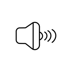 Volume icon Vector logo set flat