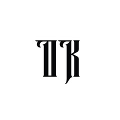 OK monogram logo design letter text name symbol monochrome logotype alphabet character simple logo