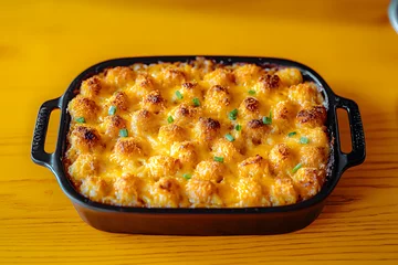 Fototapete Rund Tater Tot Casserole © john