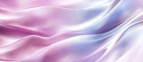 Fototapeta premium Abstract Pastel Waves: A Dreamy Digital Art Piece