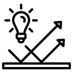 Reflection Icon Outline