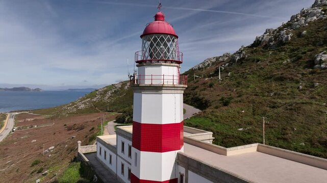 Faro del Cabo Silleiro en Baiona Pontevedra Galicia