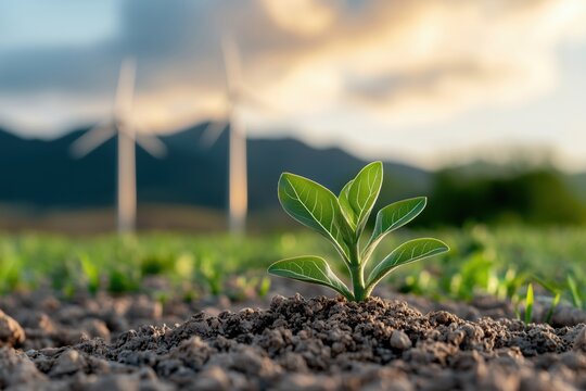 Windenergie und Natur im Einklang

