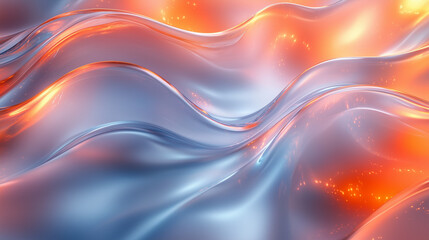 Obraz premium flowing liquid